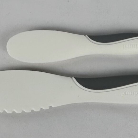 Lot Of 2 Pampered Chef Scoop And Spread Silicone Spatula Spreader 1708 - Picture 1 of 5